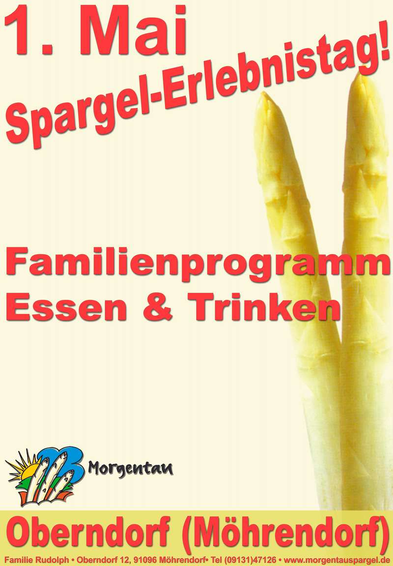 1. Mai Spargel-Erlebnistag